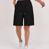 Short Cargo Taille Haute