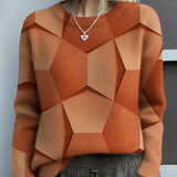 Pull Automne Vert Femme Essentiel