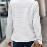 Pull Zip Col Montant Maille Fine Confort Quotidien Chic
