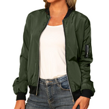 Let Bomberjakke Casual Stil Komfort Let Pasform