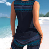 Ensemble Été Femme Débardeur Sport et Short Imprimé