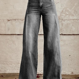 Pantalon Élégant Gris Femme