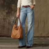 Jean femme large d'inspiration vintage