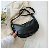 Sac Croissant Bandoulière Femme Réglable à Zip