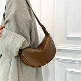 Sac Croissant Bandoulière Femme Réglable à Zip