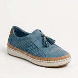 Chaussures femme à enfiler en maille, semelle rembourrée
