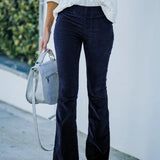 Pantalon Évasé Taille Haute
