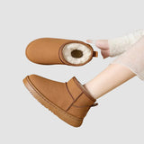 Bottines Femme Doublées Fourrure Semelle Souple