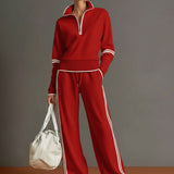 Ensemble Femme Deux Pièces avec Sweat et Pantalon Large