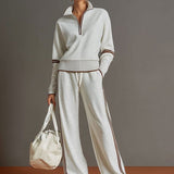 Ensemble Femme Deux Pièces avec Sweat et Pantalon Large