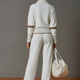 Ensemble Femme Deux Pièces avec Sweat et Pantalon Large