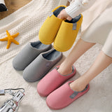 Chaussons Doublure Peluche Antidérapants Confort Maison Hiver