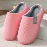 Chaussons Doublure Peluche Antidérapants Confort Maison Hiver
