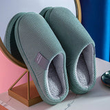 Chaussons Doublure Peluche Antidérapants Confort Maison Hiver