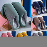 Chaussons Doublure Peluche Antidérapants Confort Maison Hiver