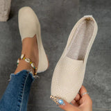 Mocassins Tricotés à Enfiler