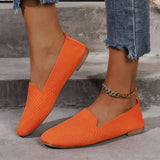 Mocassins Tricotés à Enfiler