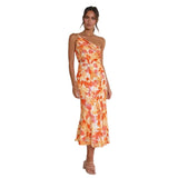 Robe Midi Femme Fleurie Bustier Sans Bretelles