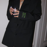 Oversize Blazer Kjole Elegant Stil Moderne Pasform