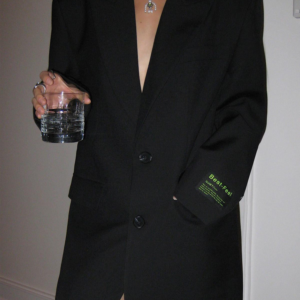 Oversize Blazer Kjole Elegant Stil Moderne Pasform