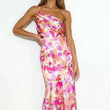 Robe Midi Femme Fleurie Bustier Sans Bretelles