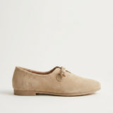 Mocassins femme aspect daim à semelle rembourrée