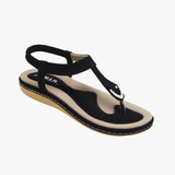 Sandales classiques ergonomiques pour femme, pieds larges