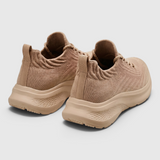 Baskets femme à enfiler en maille stretch pieds larges