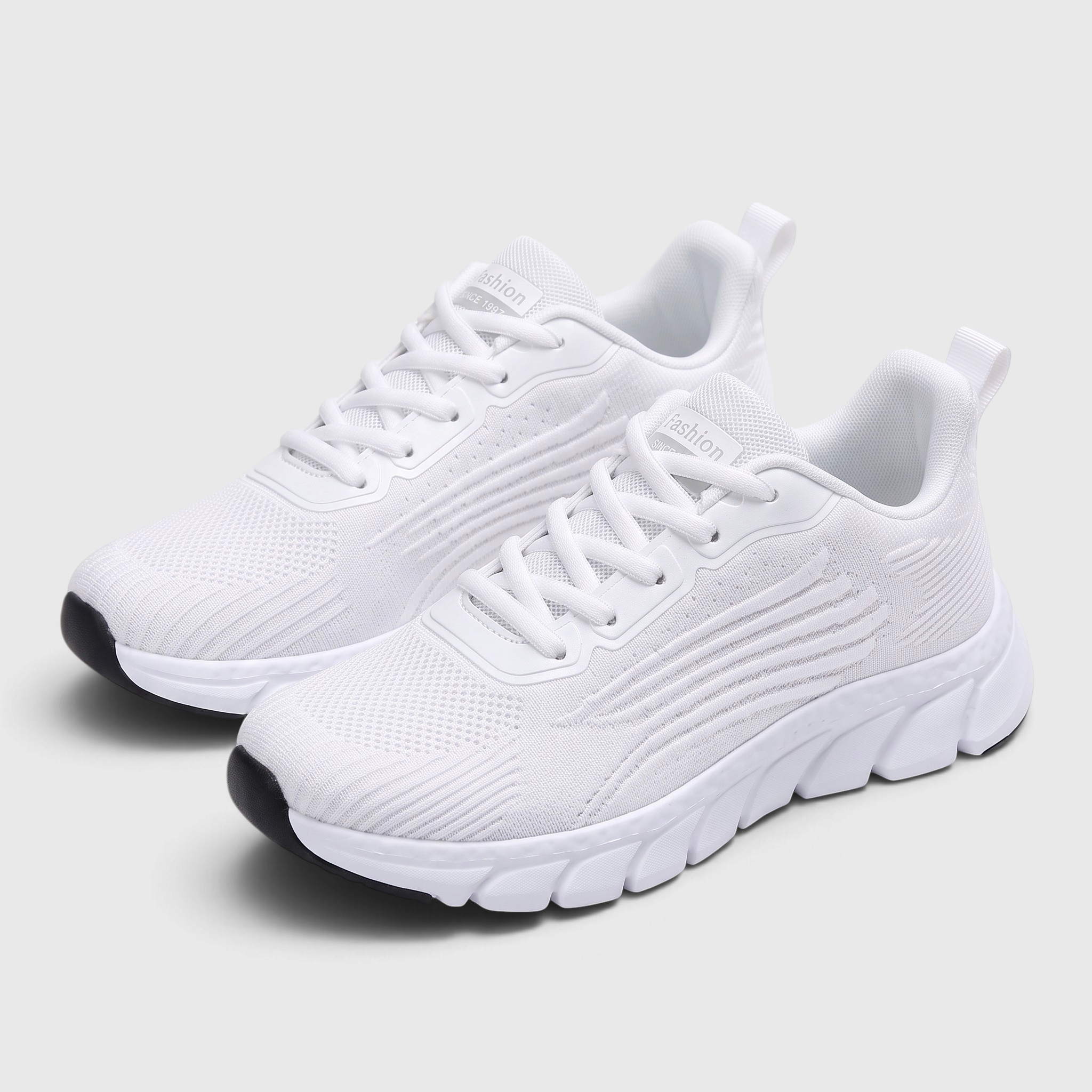 Baskets de running femme en maille respirante