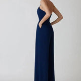 Combinaison Bustier à Jambes Larges