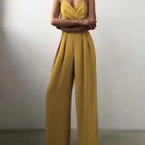 Combinaison Bustier à Jambes Larges