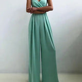 Combinaison Bustier à Jambes Larges
