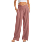 Pantalon Fluide à Taille Élastique