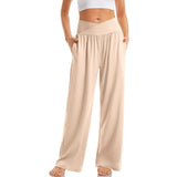 Pantalon Fluide à Taille Élastique