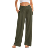 Pantalon Fluide à Taille Élastique