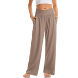 Pantalon Fluide à Taille Élastique