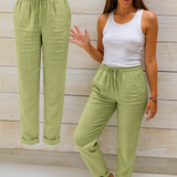 Pantalon Jogger Léger Taille Élastique Confort Quotidien