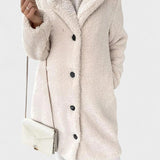 Manteau Ample Hiver Léger Marron Femme