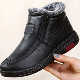 Bottines Femme Fourrées Hiver – Bottes Confort Antidérapantes