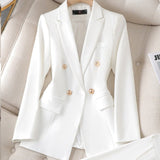 Ensemble femme blazer tailleur et pantalon large