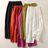 Pantalon Ample Taille Élastique