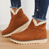 Boots Fourrées Suédine Confort Cocooning Hiver