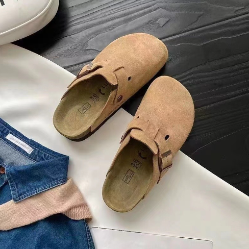 Sabots Confort Boucle Ajustable Style Casual Élégant