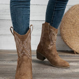 Bottes Cowboy Brodées pour Style Western