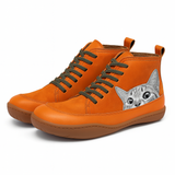 Baskets Montantes Chat Style Urbain Confort