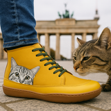 Baskets Montantes Chat Style Urbain Confort