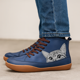 Baskets Montantes Chat Style Urbain Confort