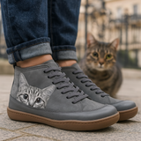 Baskets Montantes Chat Style Urbain Confort