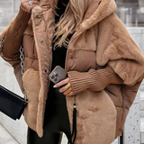 Doudoune Femme Doublée Fausse Fourrure – Veste Hiver Tendance