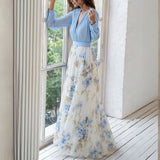 Robe Femme Longue Élégante – Robe Maxi Fleurie